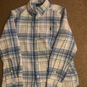 Boys medium Ralph Lauren Long Sleeve button down shirt